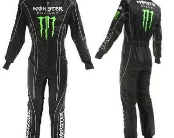 Custom Made Go Kart Racing Suit CIK/FIA Level-2 Approved With Digital Sublimation Printing & Option to Add Own Logos, Name, Number Flag etc.