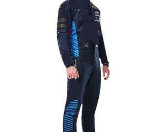 Custom Made Go Kart Racing Suit CIK/FIA Level-2 Approved With Digital Sublimation Printing & Option to Add Own Logos, Name, Number Flag etc.