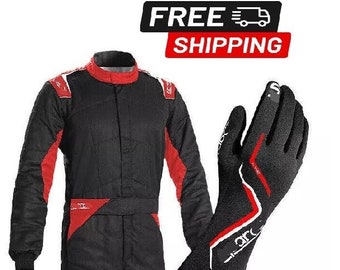 Custom Made Go Kart Racing Suit CIK/FIA Level-2 Approved With Digital Sublimation Printing & Option to Add Own Logos, Name, Number Flag etc.