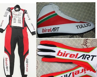 Custom Made Go Kart Racing Suit CIK/FIA Level-2 Approved With Digital Sublimation Printing & Option to Add Own Logos, Name, Number Flag etc.
