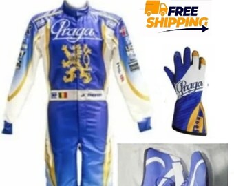 Custom Made Go Kart Racing Suit CIK/FIA Level-2 Approved With Digital Sublimation Printing & Option to Add Own Logos, Name, Number Flag etc.