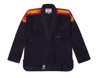 Custom Made Shoyoroll Comp Standard Black Q2 XIX | Jiu-Jitsu Kimono 450 Gsm Top Quality|Brazilian Uniform |in all size & color|Free Shipping