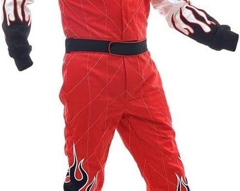Custom Made Go Kart Racing Suit CIK/FIA Level-2 Approved With Digital Sublimation Printing & Option to Add Own Logos, Name, Number Flag etc.