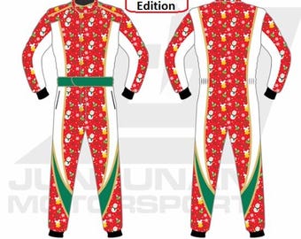 Custom Made Go Kart Racing Suit CIK/FIA Level-2 Approved With Digital Sublimation Printing & Option to Add Own Logos, Name, Number Flag etc.