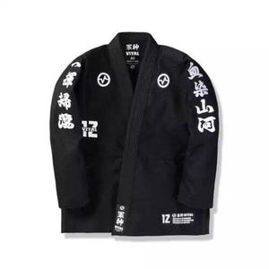 BRAND NEW Vital Gunshin Black BJJ Gi  | Jiu-Jitsu Kimono 450 Gsm| Brazilian Uniform |in all size & color| Free Shipping