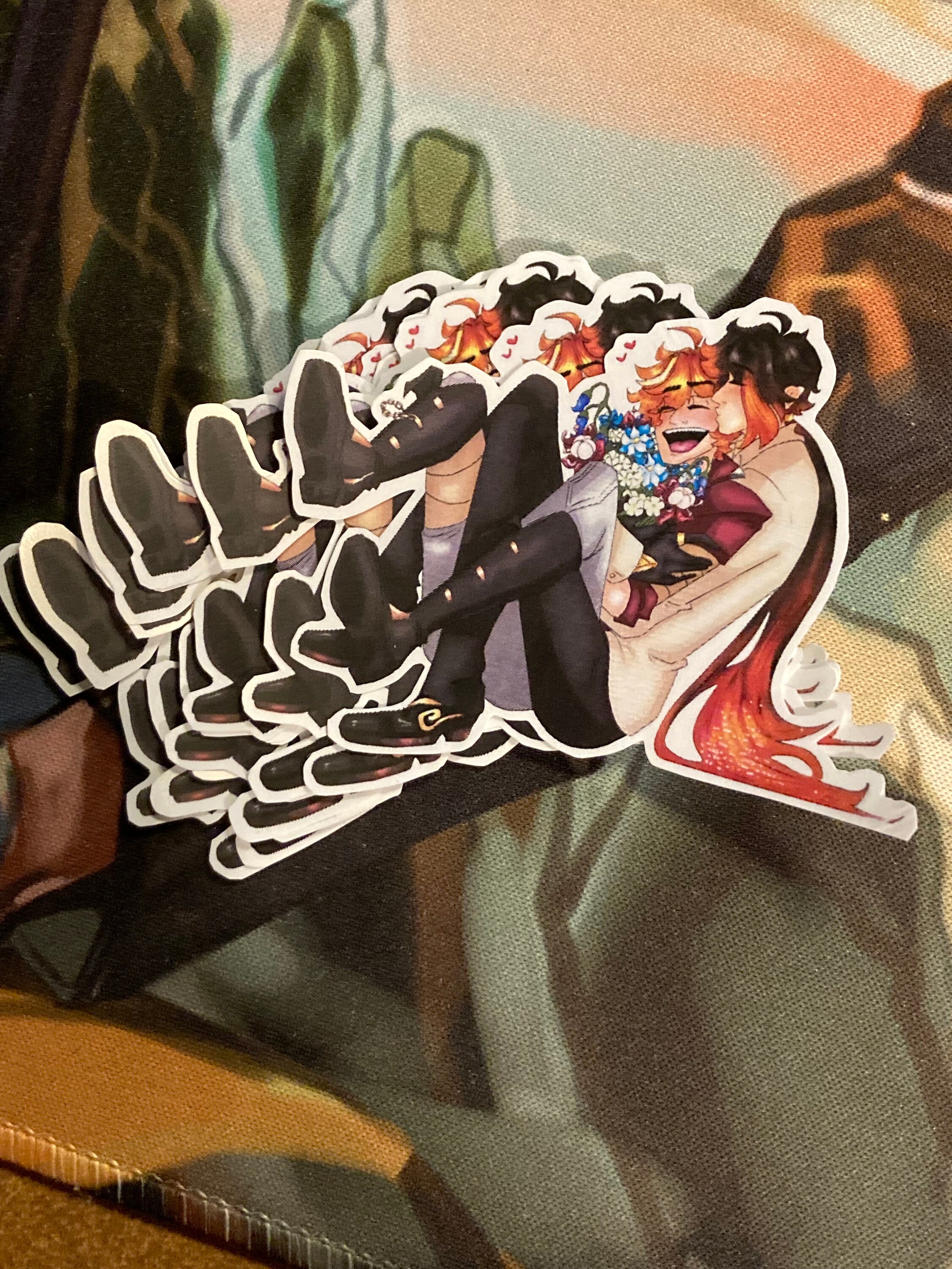 Genshin Impact Zhongli X Childe Sticker - Etsy