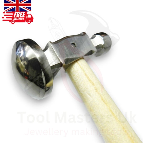 Chasing Hammer 32mm Full Domed Face Jewelry Crafts Metal Forming Jewelers Hammer