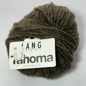 Lang Yarns Tahona Merino Alpaca Acrylic Blend Yarn Ball #98 green 50 grams 74 meters