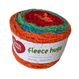 Red Heart Fleece Hugs Yarn Etsy