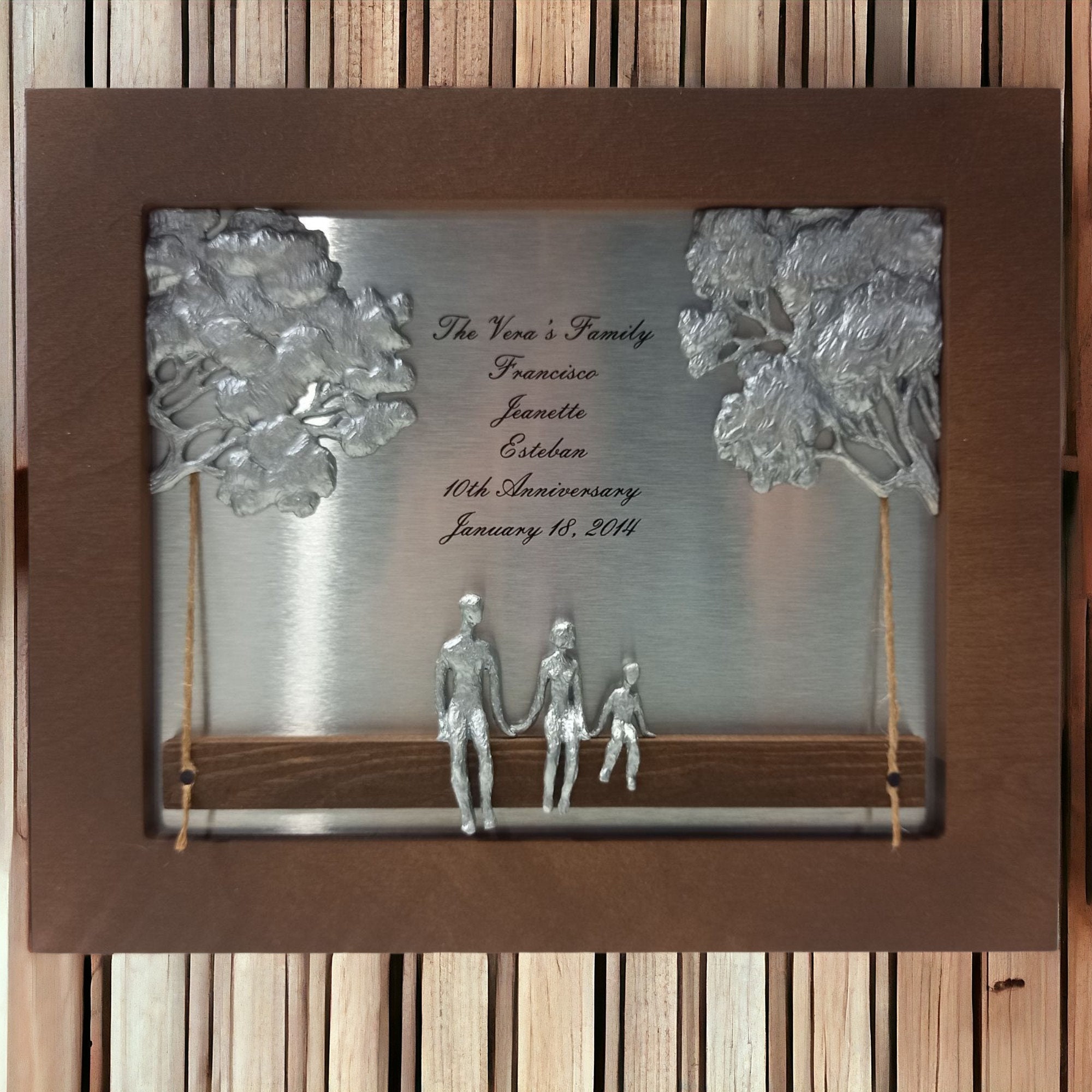 10 Year Anniversary Tin Anniversary Gift Handmade - Etsy
