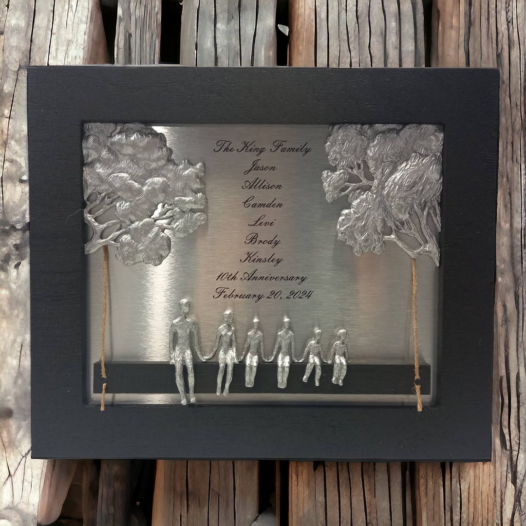 10 Year Anniversary Tin Anniversary Gift Handmade - Etsy