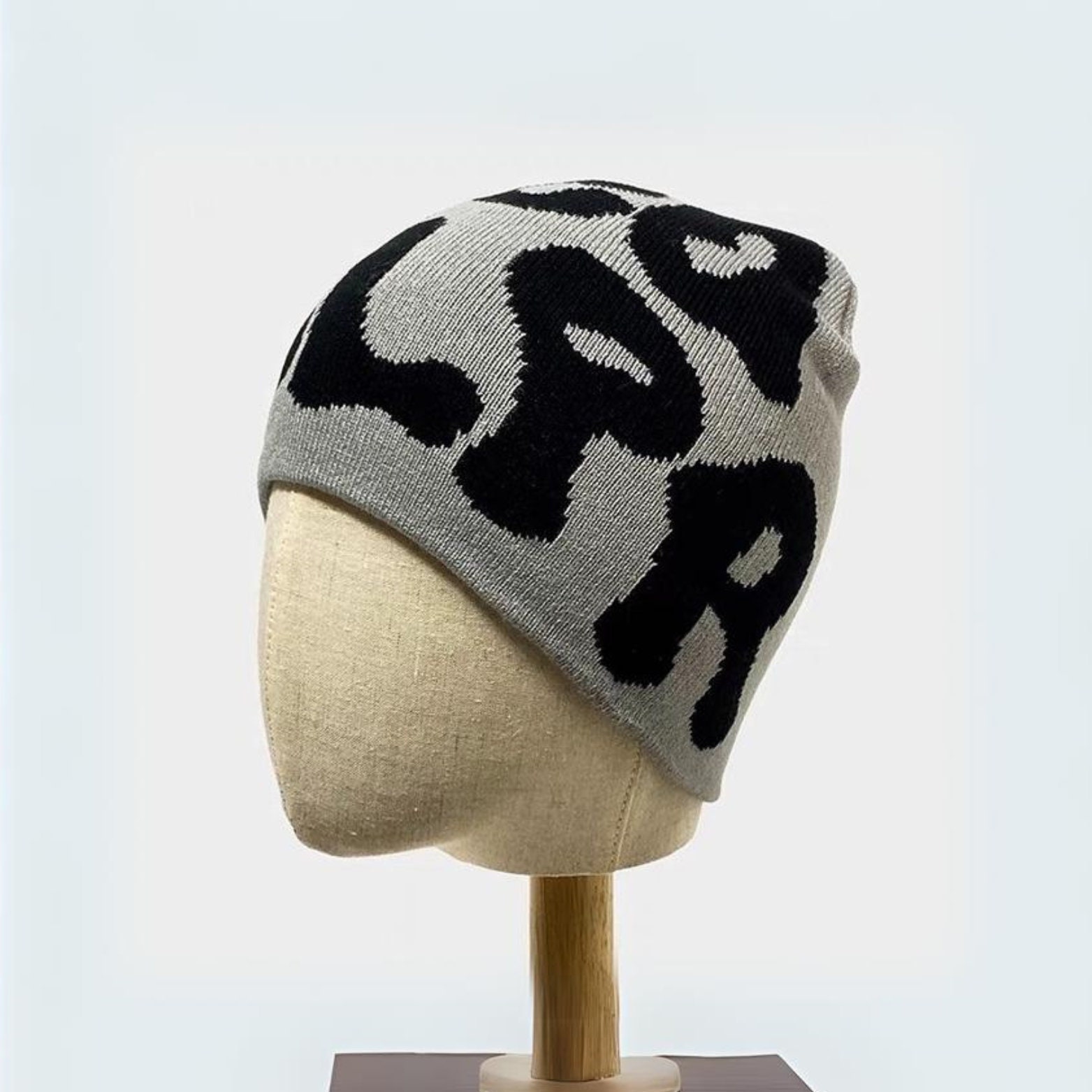 Beanie Knitted Hat Y2K MEA Culpa Grunge Wool Hat Winter Cold Warm Hat Hip  Hop Letter Jacquard Hat