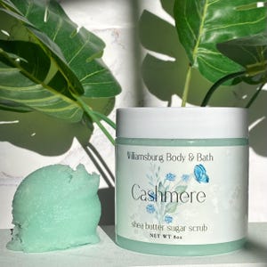 Sugar Scrub Cashmere| Moisturizing Scrub | Body Polish | Sugar Scrub | Shea Butter | Homemade | Bridesmaids | Gifts for Her