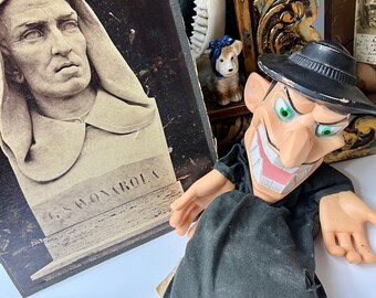 Vintage 1962 Mattel Beany & Cecil Dishonest John Hand Talking Puppet Pull Does Not Talk. Toy Collector, Antiquary, Antiquarian, Goth