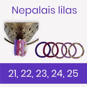 Bracelet népalais en perles de verre Stock limité PROMO flash Fabriqués à la main au Népal Porte bonheur, Cadeau de fête des mères image 6