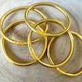 Bracelet - Buddhist Bangle - Authentic from Thailand - Sold individually - Superior Quality Kumlai with Mantra - In sizes: S and M product logo