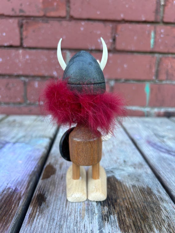 Scandinavian Miniature Danish Viking, Denmark, MCM Teak - Etsy Canada