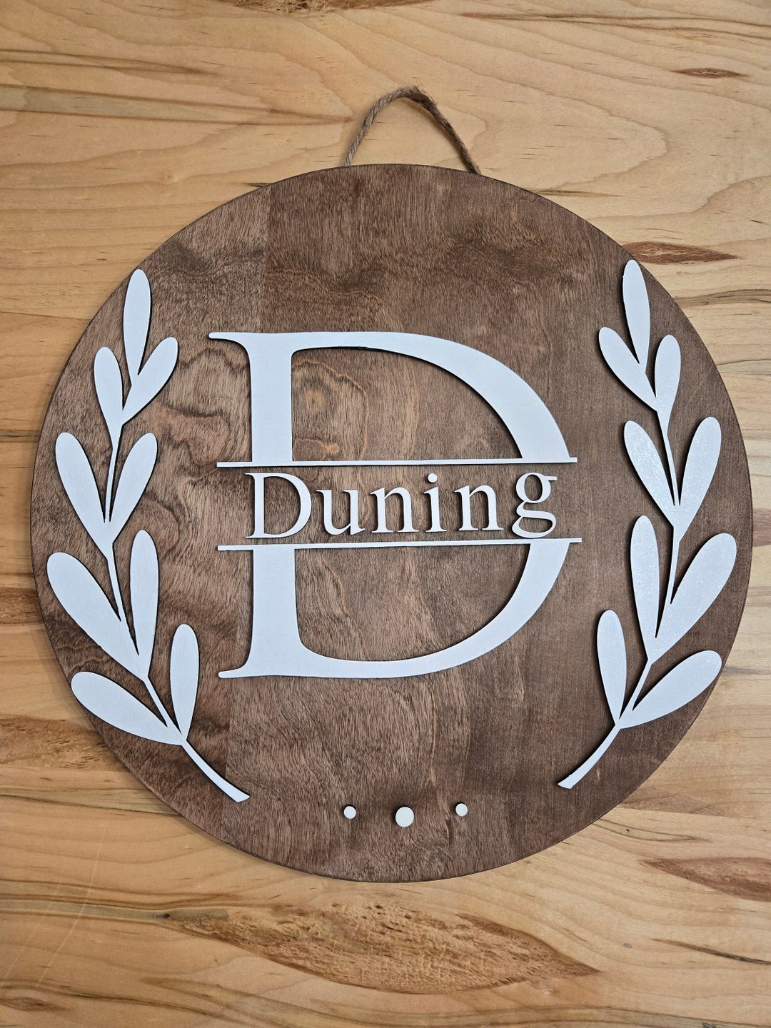 Personalized Family Name Decor Etsy