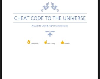 Cheat code to the universe. Ebook - PDF