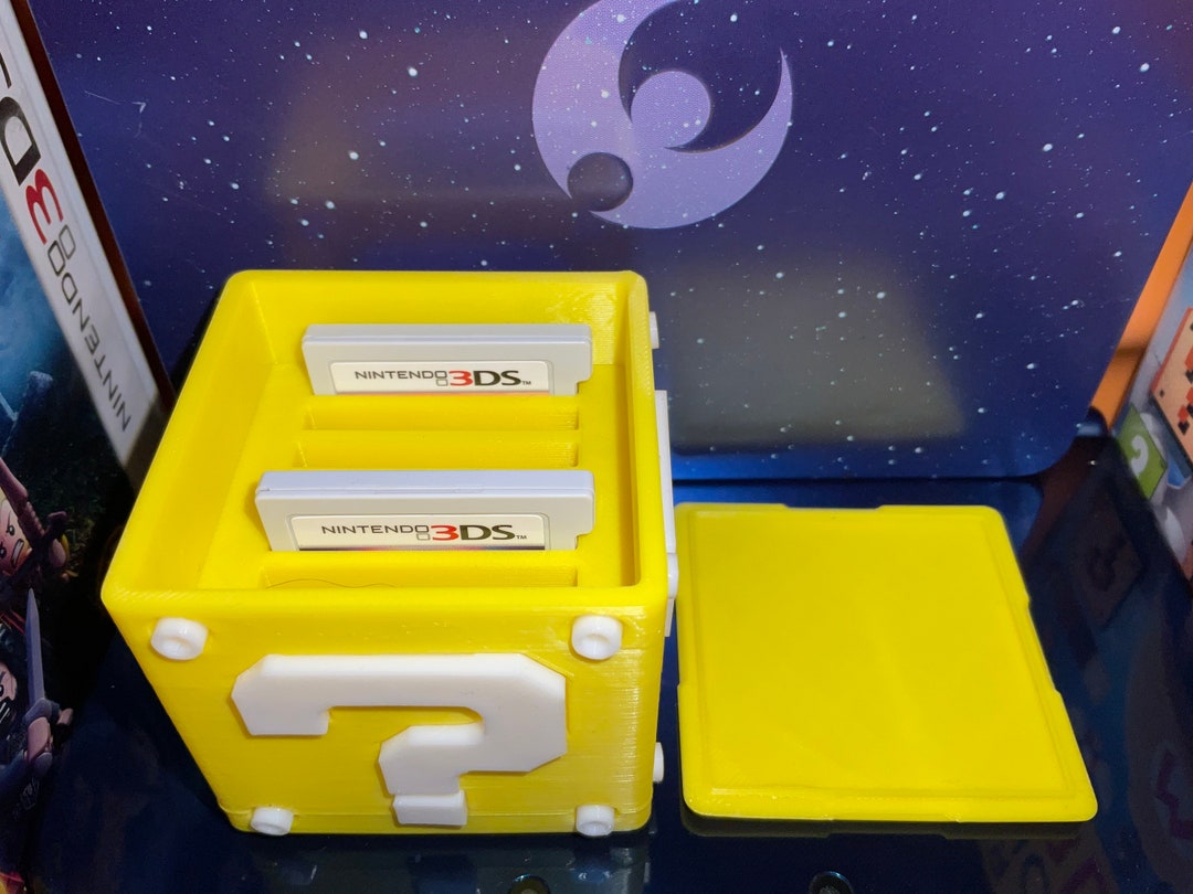 Nintendo Question Block Storage Mario Question Block Nintendo 3DS Game Storage Holder 7 Cartridge - Etsy
