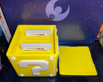 Boîte De Rangement Nintendo 3DS Mario - Occasion En Super état, Avec étui Pour Jeux