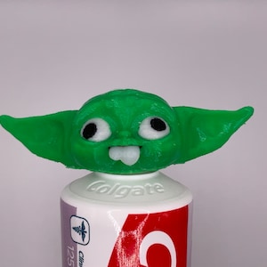 Yoda Fun Zahnpasta Topper - Kappe Deckelspender Kinder und Erwachsene Mehrfarbiges Geschenk