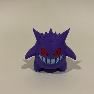 Gengar Pokemon Model Mini Cute Playing Card Game Figurine