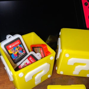 Mario Question Block Small Storage Container Desk Storage