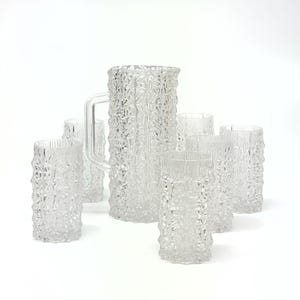 Acrylic Pitcher and Glasses Set - Etsy