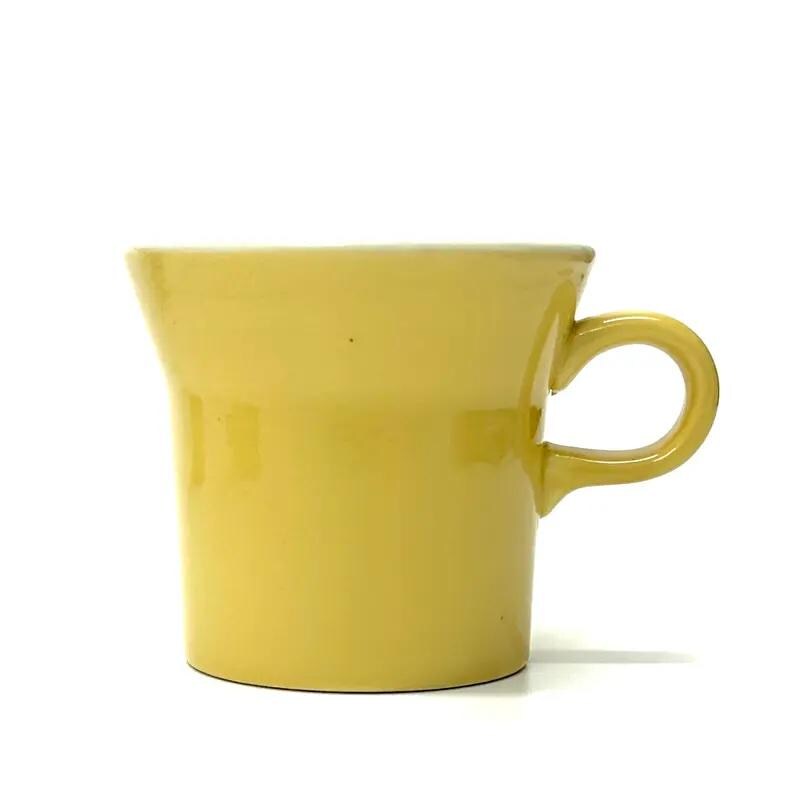 Vintage Yellow Coffee Mugs by Usa Pottery Circa 1960s - Set of 4 - Etsy