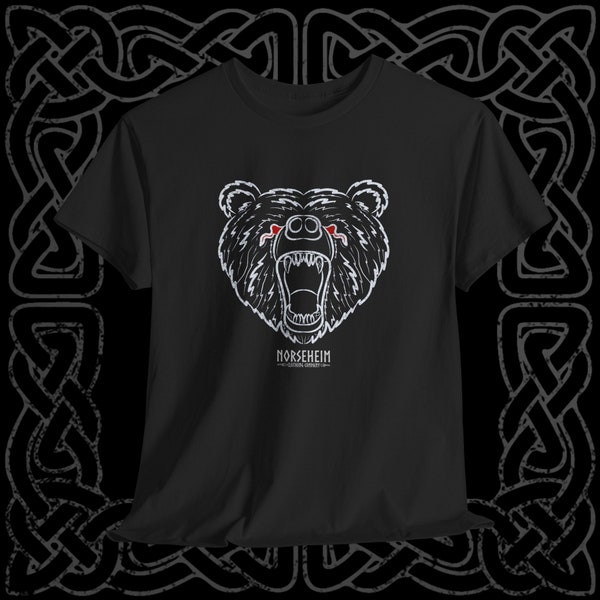 Norse Rune Bear Shirt - Viking, Norse, Nordic, Norse Mythology, Vikings, Heathen, Pagan, Paganism, Gods