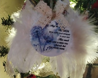 Custom Angel wings Ornament