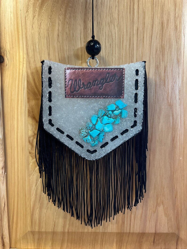 Wrangler Jean Pocket Car Freshie Etsy