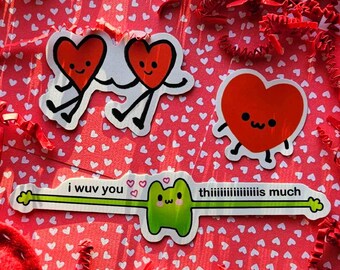 Frog Tiger and Bear Cupid | Cute sticker, Love, Couple, Anniversary, Valentines Day Sticker