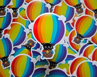 Hot Air Balloon Sticker