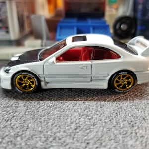Custom Hot Wheels Honda Civic Si White Custom Wheel Swap With