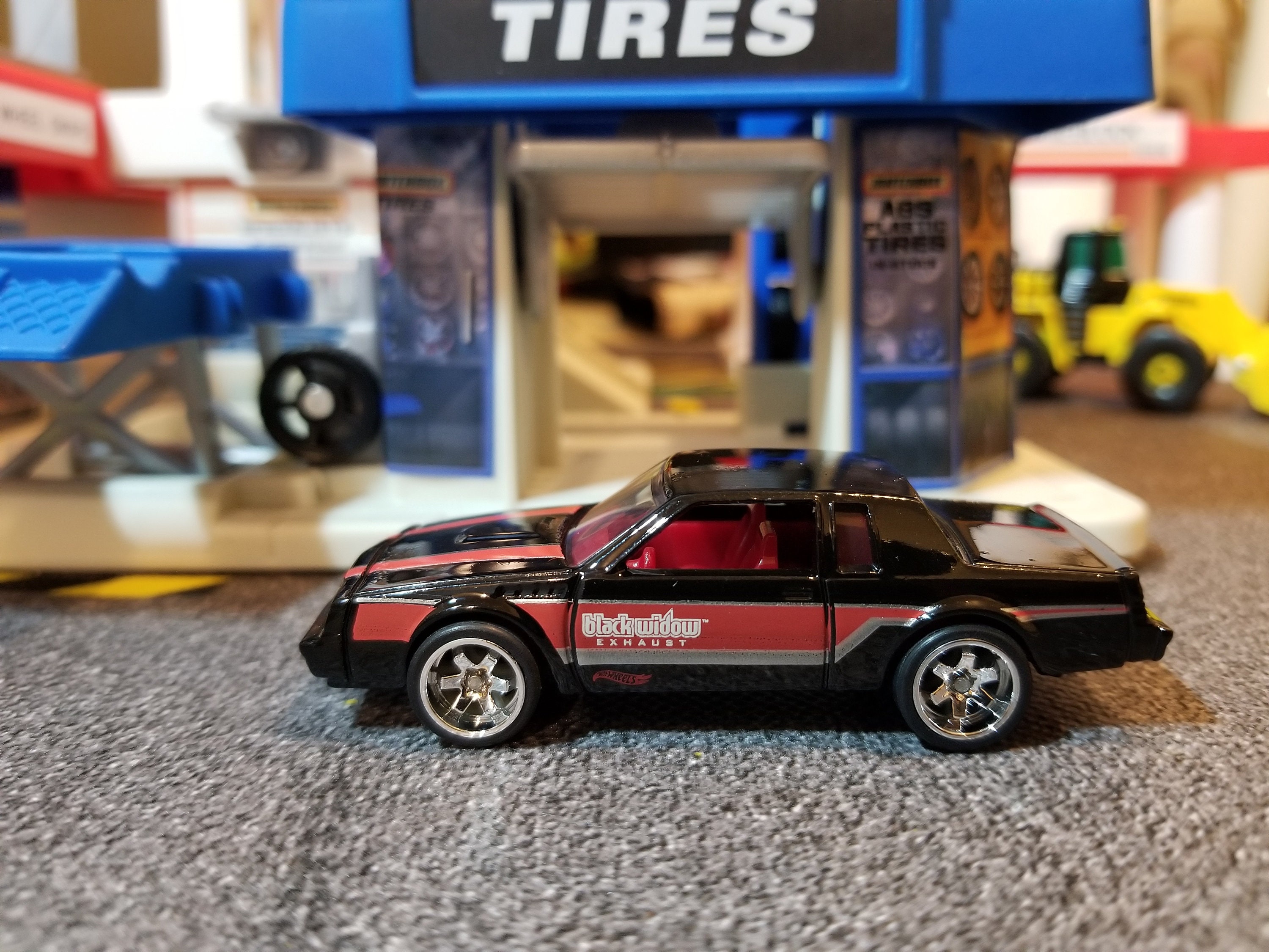 Custom Hot Wheels '87 Buick Regal GNX - Custom Wheel Swap With