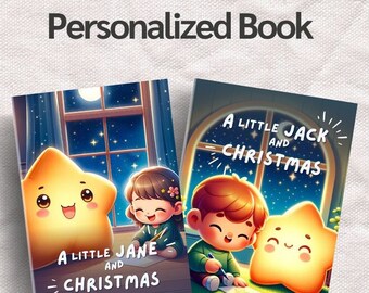 Personalized Kids Book Christmas Gifts | Xmas Eve Story Book | Christmas Gift For Girls or Boys | PDF/Printing Download