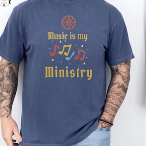 Comfort Colors Music Ministry T-Shirt: Christian Choir Tee