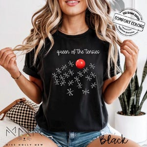 Comfort Colors ‘Jacks’ T-Shirt: Nostalgic Vintage Retro 1950s Game inspired Queen of Tensies Shirt