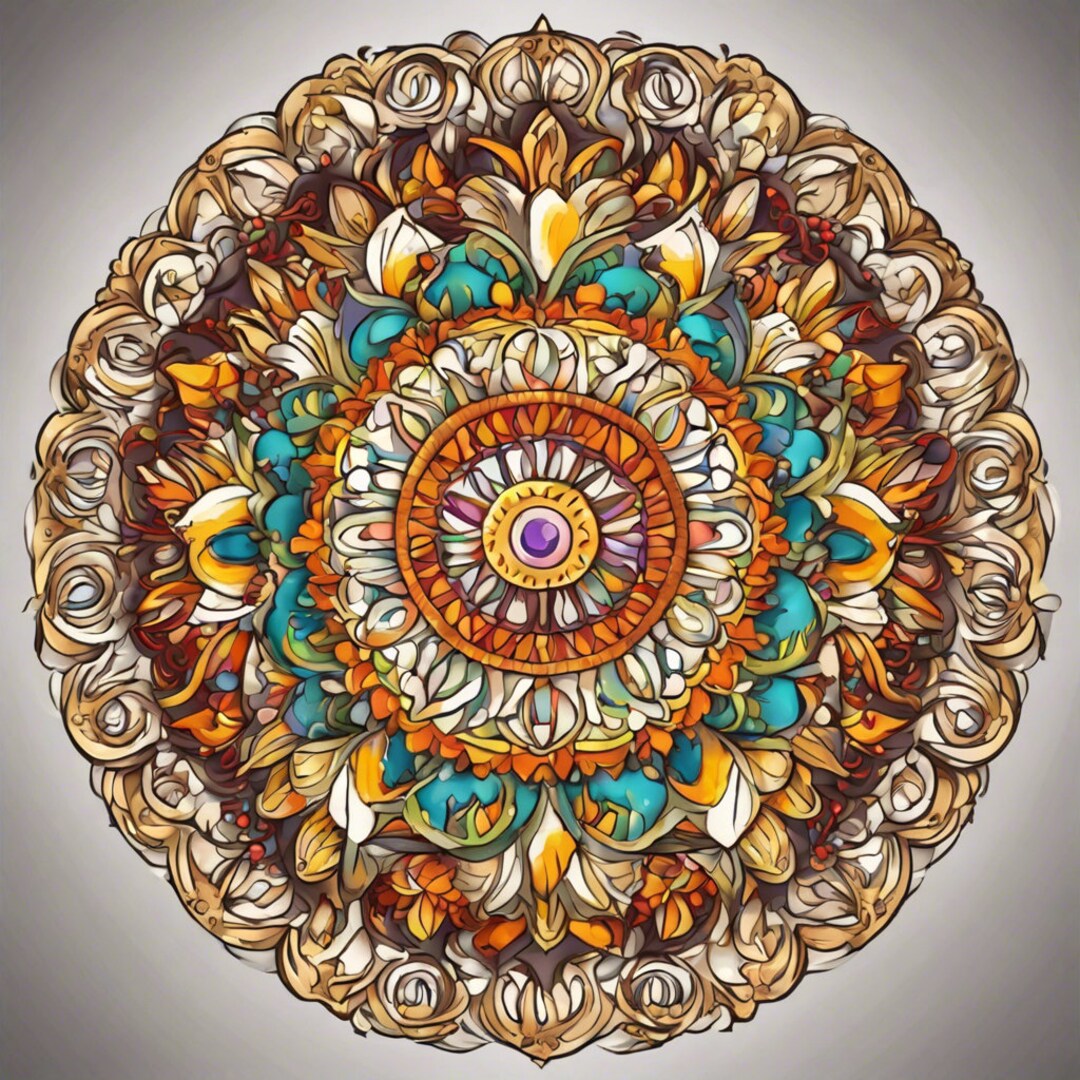 2024 New Year's Floral Coloring Books Fun and Relaxing Designs 3