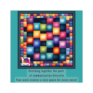 SLP Stickers NanEtheSLP Dreamy Style #16: Quilt Communication Diversity