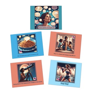 Tarjetas de felicitación SLP: Juego 1 Estilo de ensueño (paquete de 5)