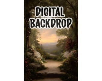 Fondo digital, hermoso fondo de naturaleza para edición de fotos, hermoso fondo al aire libre, fondo de paisaje, superposición de fotos 300 DPI, PNG