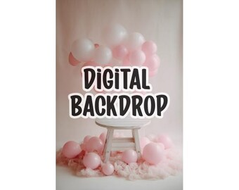 Fondo digital, fondo de cumpleaños colorido para edición de fotos, fondo de colores vibrantes, fondo rosa, fondo vibrante PNG de 300 DPI