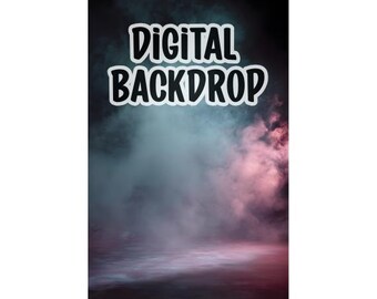 Fondo digital, fondo de humo colorido, superposición de retrato, fondo de superposición de persona, fondo digital para retratos, 300 DPI, PNG