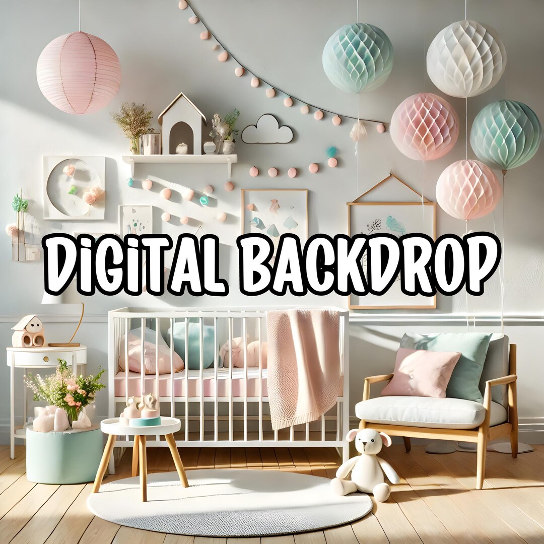Digital Backdrop, Nweborn Room Background for Photo Editing, Beautiful ...