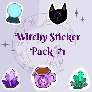 Magical and Witchy Sticker Pack #1