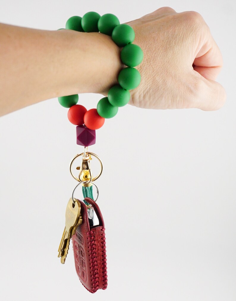 Unique Beaded Wristlet Keychain Bold Elegance, Effortless Style W014 Etsy
