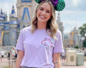 Embroidered Ariel Shirt| The Little Mermaid Shirt| Disney  Shirt| Princess